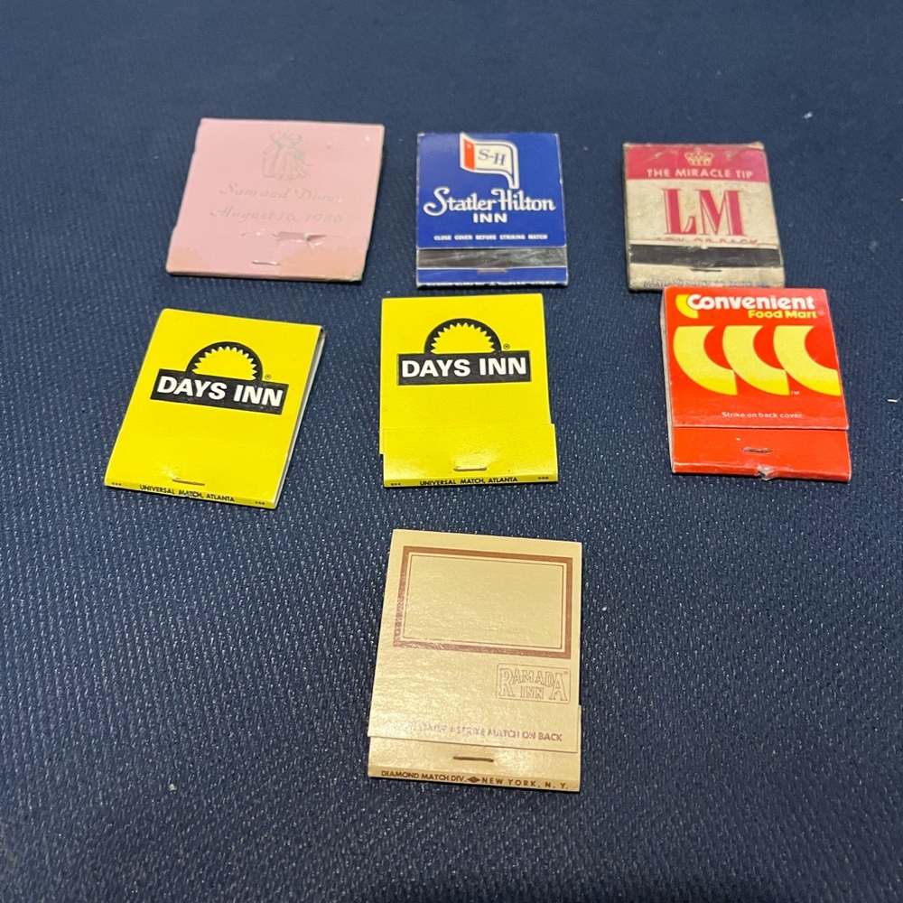Vintage Matchbooks LM Day Inn Sam and Diane Cheers hotel motel vintage matchbook